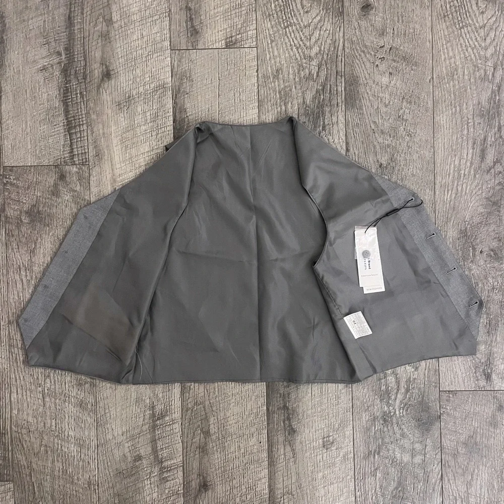 ELPA ELPA Boys Grey Formal Suit Vest MK2819-MJ1 Size‎ 16 NWT